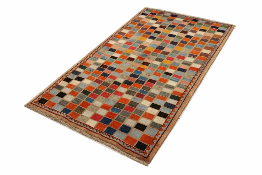 ghashghai-teppich-189x107-cm-handgeknupft-wolle-mehrfarbig-perserteppich-7 Qashqai Perserteppich aus Iran, 187 × 106 cm