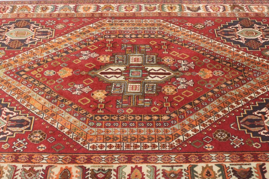 Handgeknüpfter Qashqai Perserteppich 255 × 157 cm