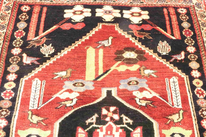 Qashqai Perserteppich aus Iran, 148 × 111 cm