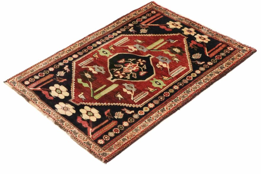 Qashqai Perserteppich aus Iran, 148 × 111 cm