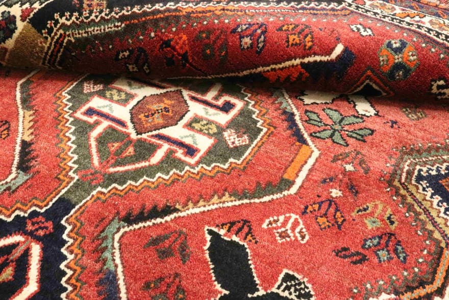 Handgeknüpfter Qashqai Perserteppich 171 × 114 cm