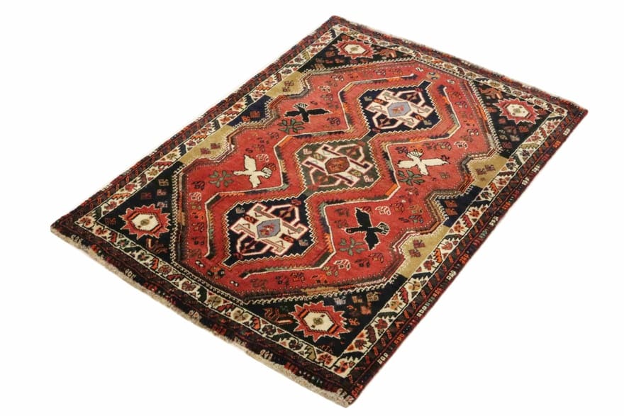 Handgeknüpfter Qashqai Perserteppich 171 × 114 cm