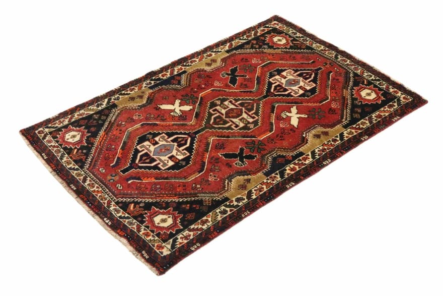 Handgeknüpfter Qashqai Perserteppich 171 × 114 cm