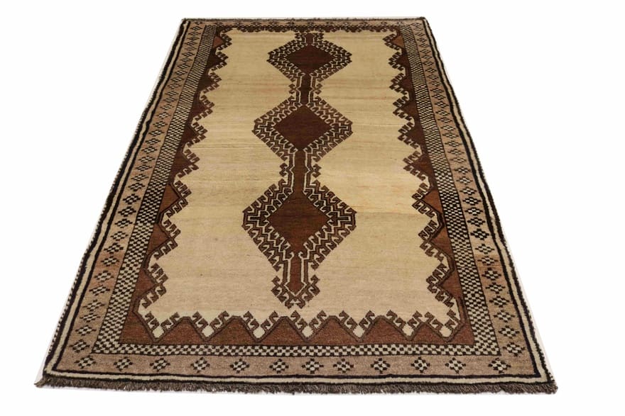 Qashqai Perserteppich aus Iran, 224 × 131 cm