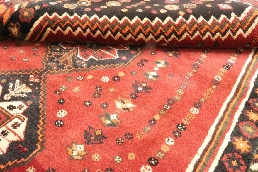 Qashqai Perserteppich aus Iran, 166 × 81 cm