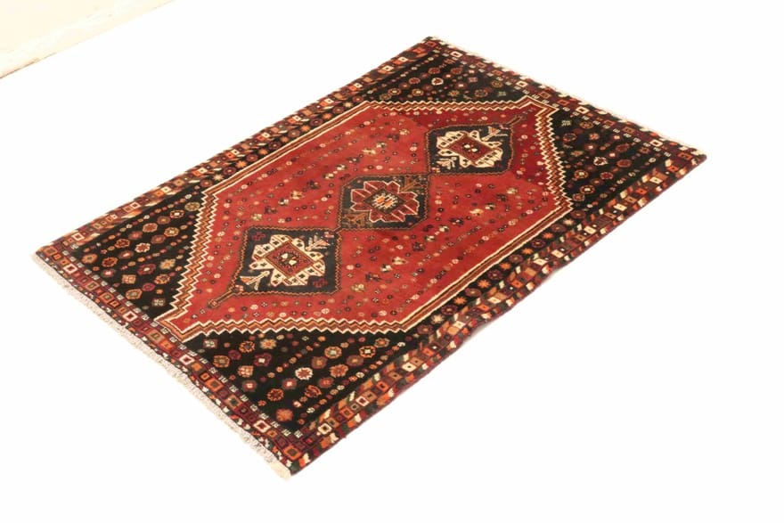 Qashqai Perserteppich aus Iran, 166 × 81 cm