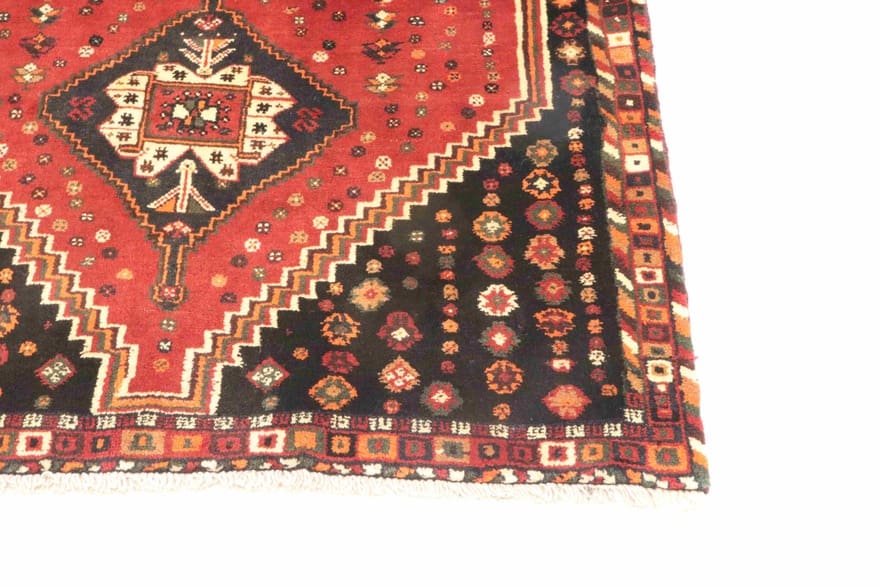 Qashqai Perserteppich aus Iran, 166 × 81 cm
