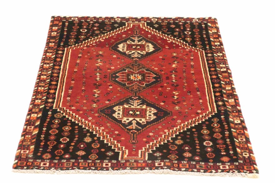 Qashqai Perserteppich aus Iran, 166 × 81 cm