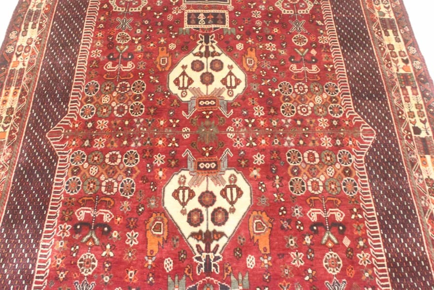 Handgeknüpfter Qashqai Perserteppich 250 × 168 cm