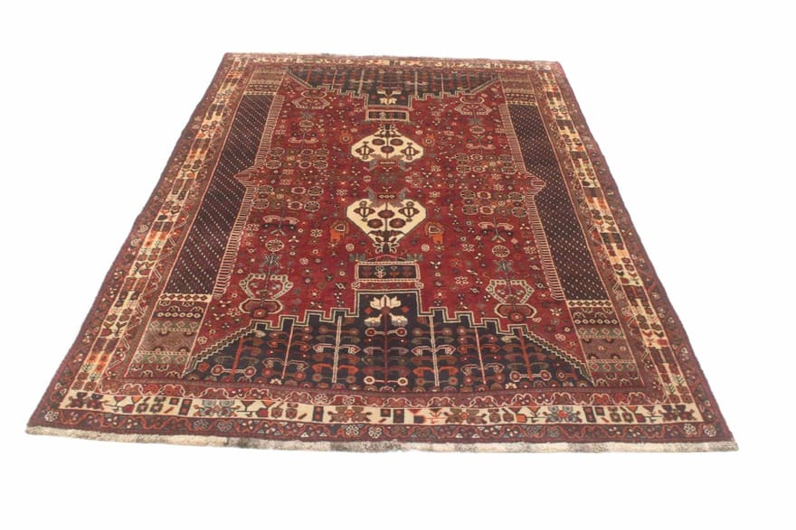 Handgeknüpfter Qashqai Perserteppich 250 × 168 cm