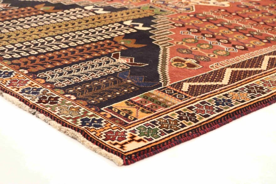 Qashqai Perserteppich aus Iran, 270 × 171 cm