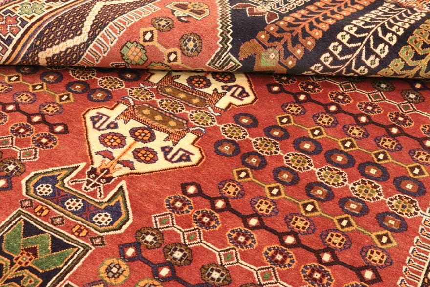 Qashqai Perserteppich aus Iran, 270 × 171 cm
