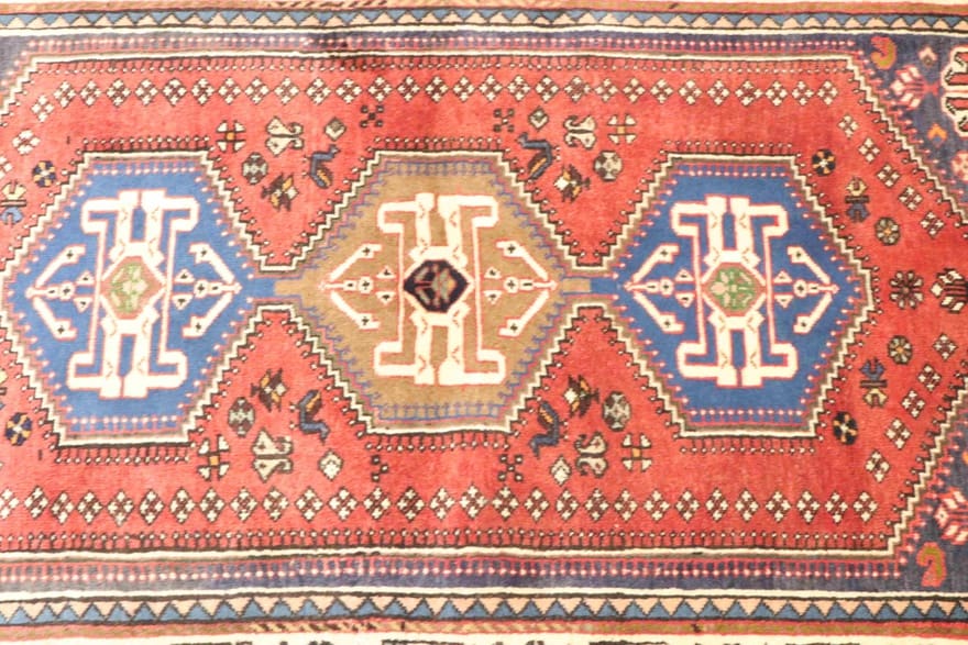 Handgeknüpfter Qashqai Perserteppich, 161 × 105 cm
