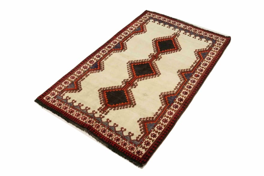 Handgeknüpfter Qashqai Perserteppich 224 × 137 cm
