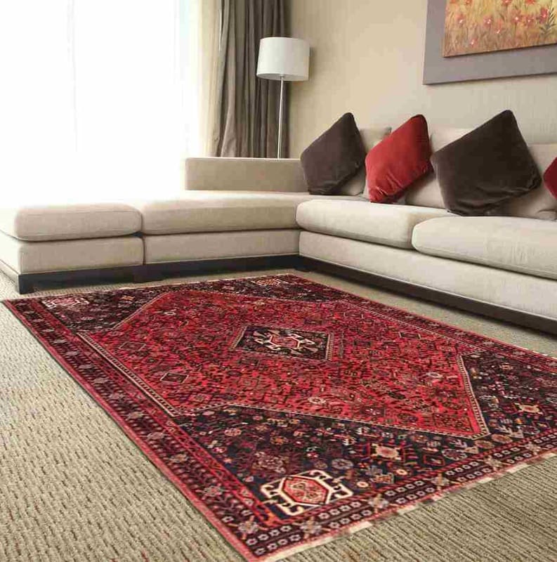 Qashqai Perserteppich aus Iran, 275 × 172 cm
