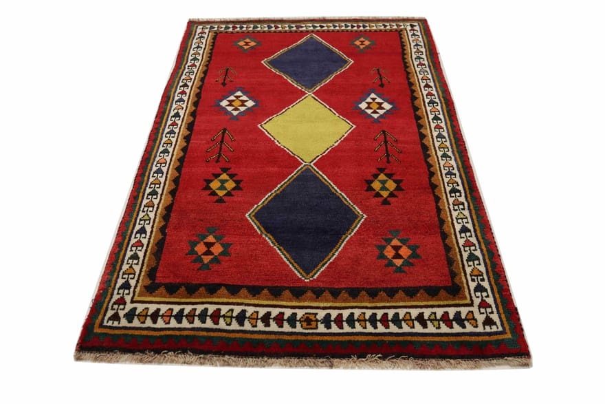 Handgeknüpfter Qashqai Perserteppich 181 × 108 cm