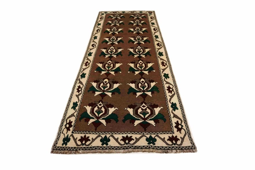 Qashqai Perserteppich 306 × 105 cm aus Wolle, handgeknüpft
