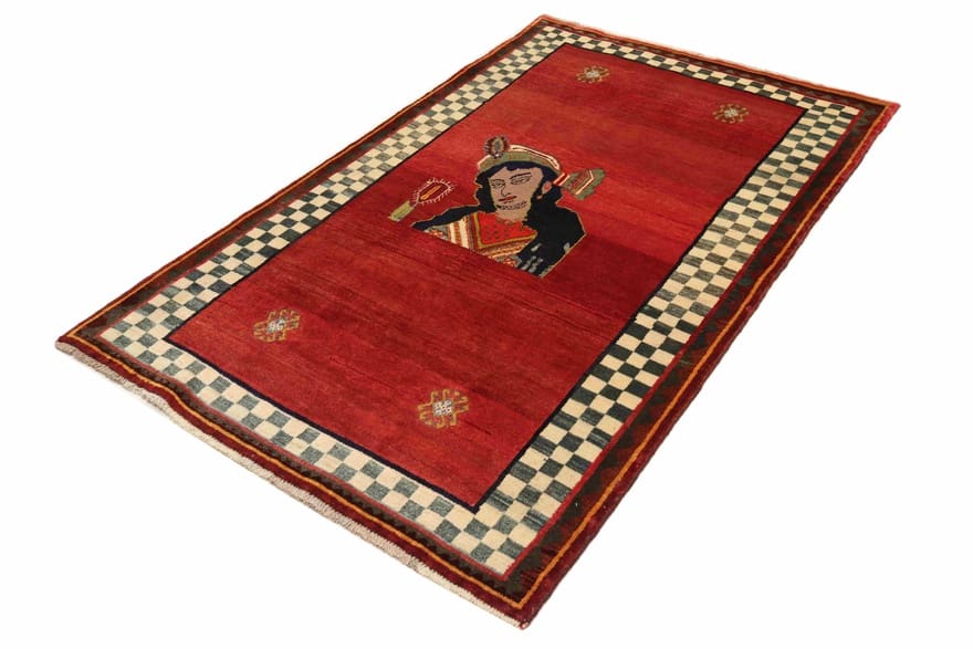 Qashqai Perserteppich 195 × 108 cm aus Wolle, handgeknüpft