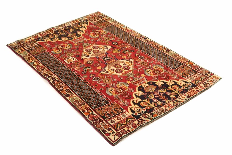Handgeknüpfter Qashqai Perserteppich 183 × 104 cm