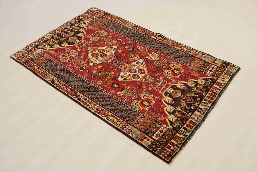 Handgeknüpfter Qashqai Perserteppich 183 × 104 cm