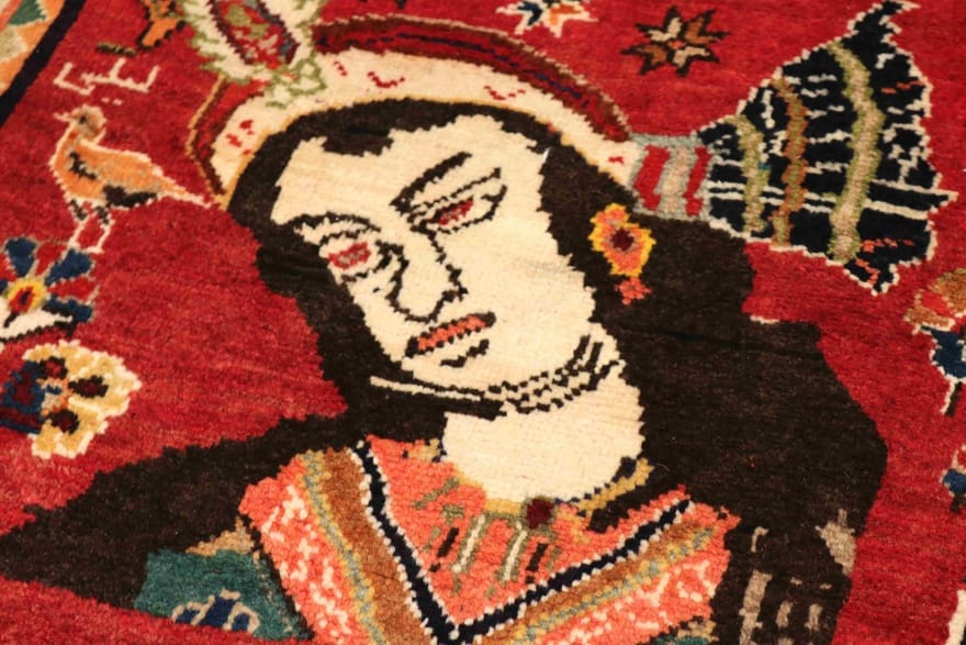 Handgeknüpfter Qashqai Perserteppich 153 × 87 cm