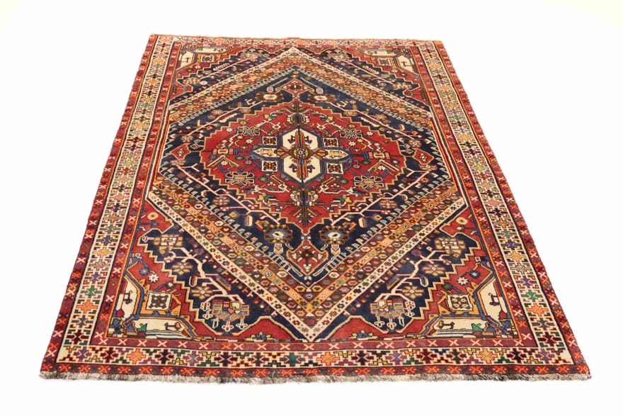 Handgeknüpfter Qashqai Perserteppich 266 × 168 cm
