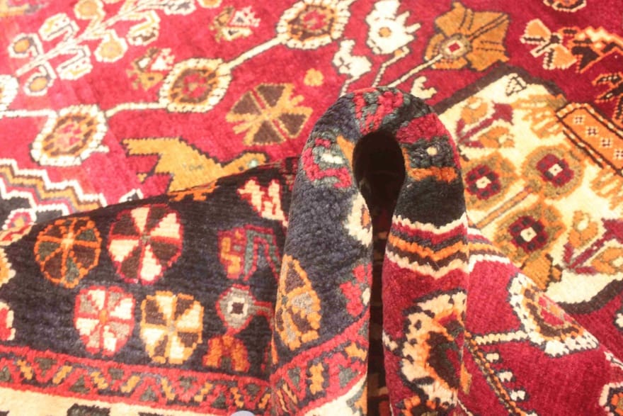 Qashqai Perserteppich 250 × 154 cm aus Wolle, handgeknüpft