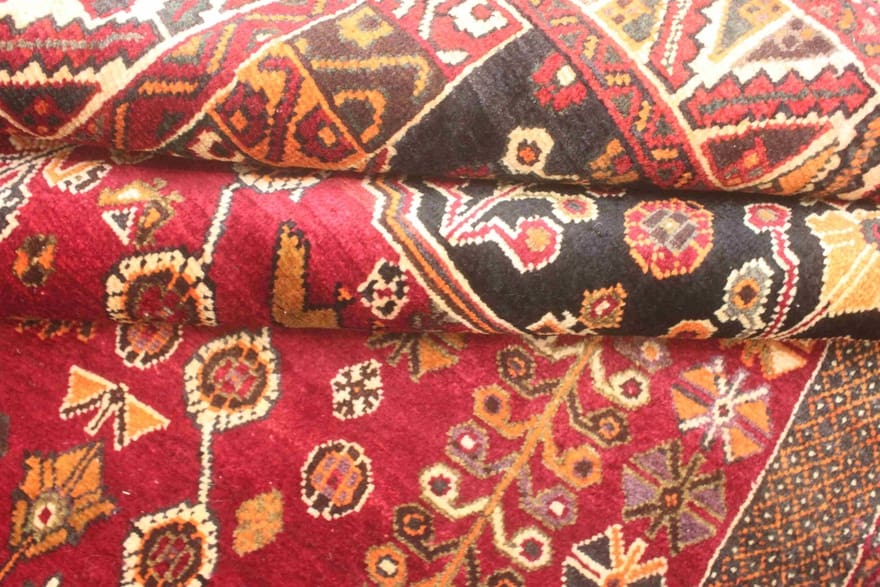 Qashqai Perserteppich 250 × 154 cm aus Wolle, handgeknüpft
