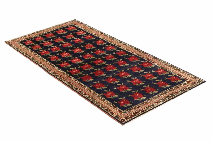 Qashqai Perserteppich aus Iran, 225 × 105 cm