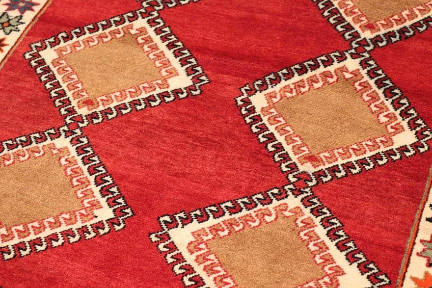 Handgeknüpfter Qashqai Perserteppich 250 × 132 cm