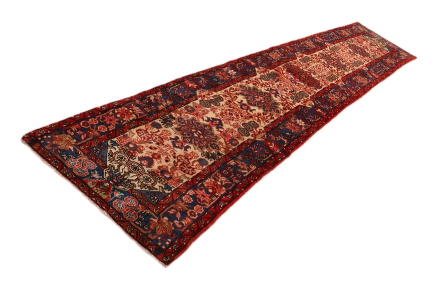 Perserteppich aus Iran, 448 × 90 cm