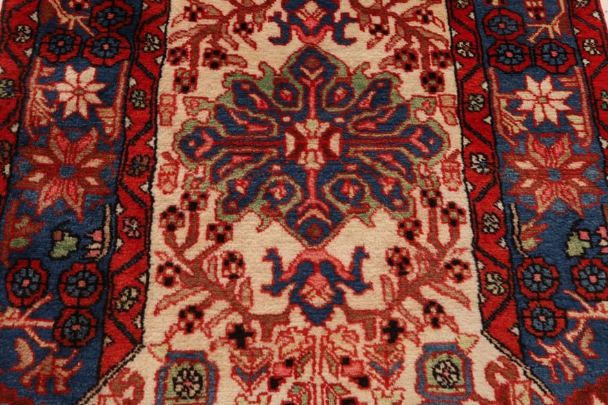 Perserteppich aus Iran, 448 × 90 cm