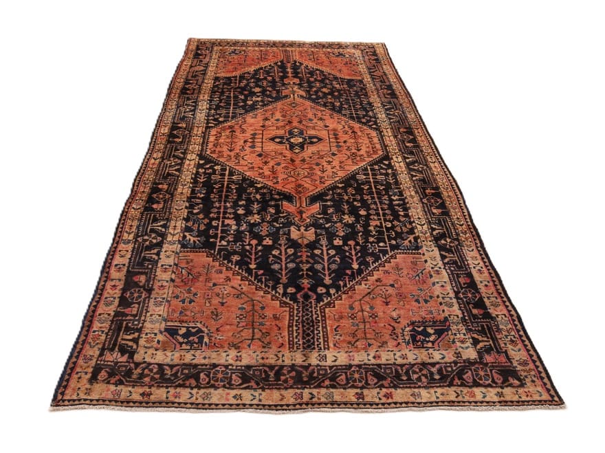 Perserteppich 360 × 160 cm aus Wolle, handgeknüpft