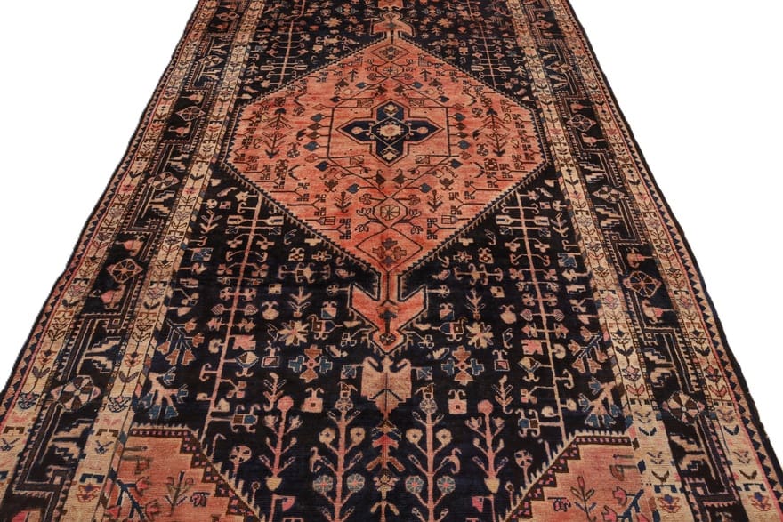 Perserteppich 360 × 160 cm aus Wolle, handgeknüpft