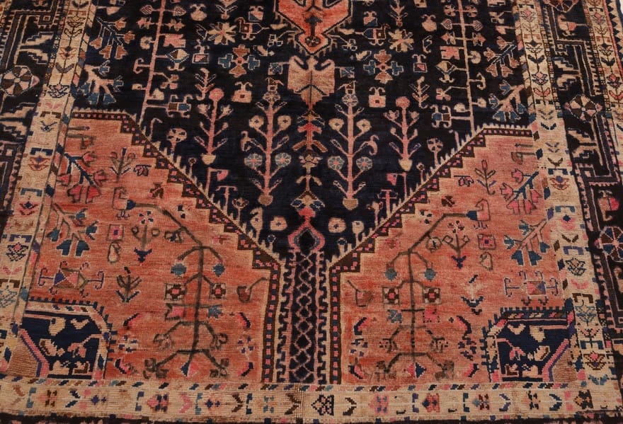 Perserteppich 360 × 160 cm aus Wolle, handgeknüpft
