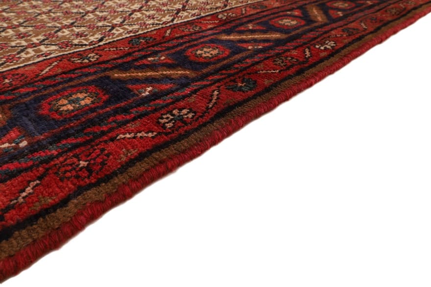Antiker Perserteppich, 376 × 154 cm, Wolle & Seide