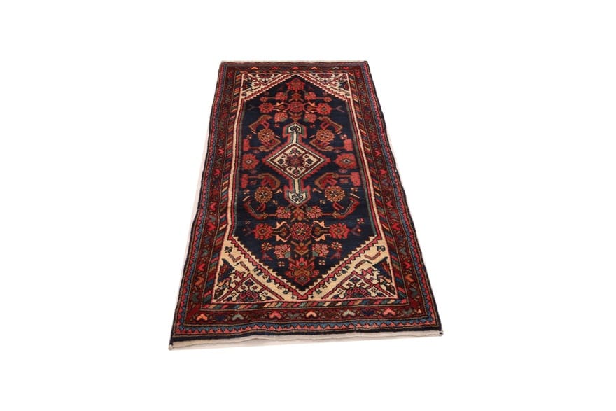 Handgeknüpfter Hamadan Perserteppich 154 × 78 cm