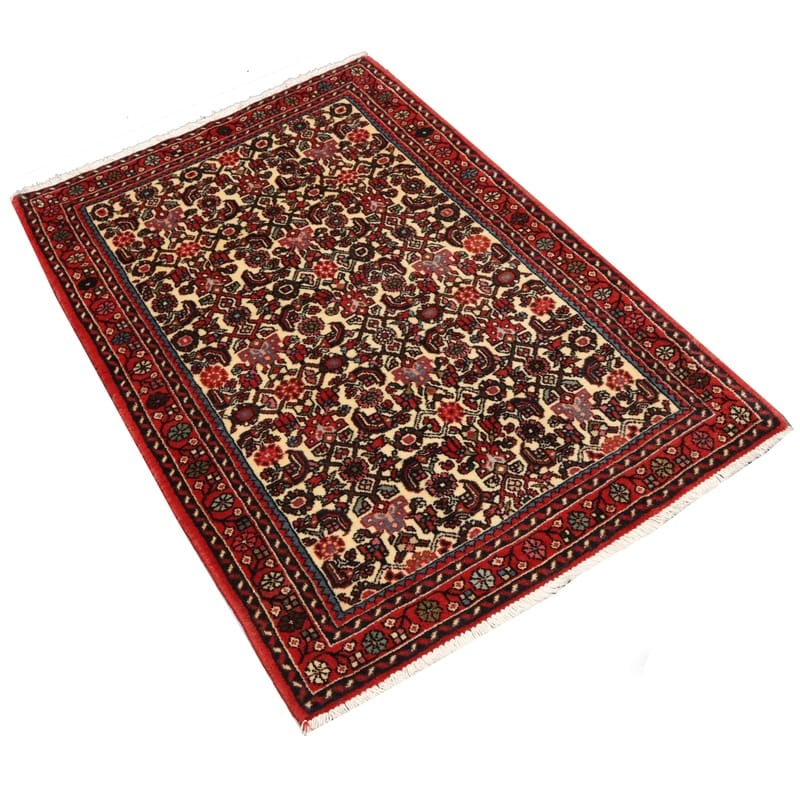 Handgeknüpfter Hamadan Perserteppich 122 × 82 cm