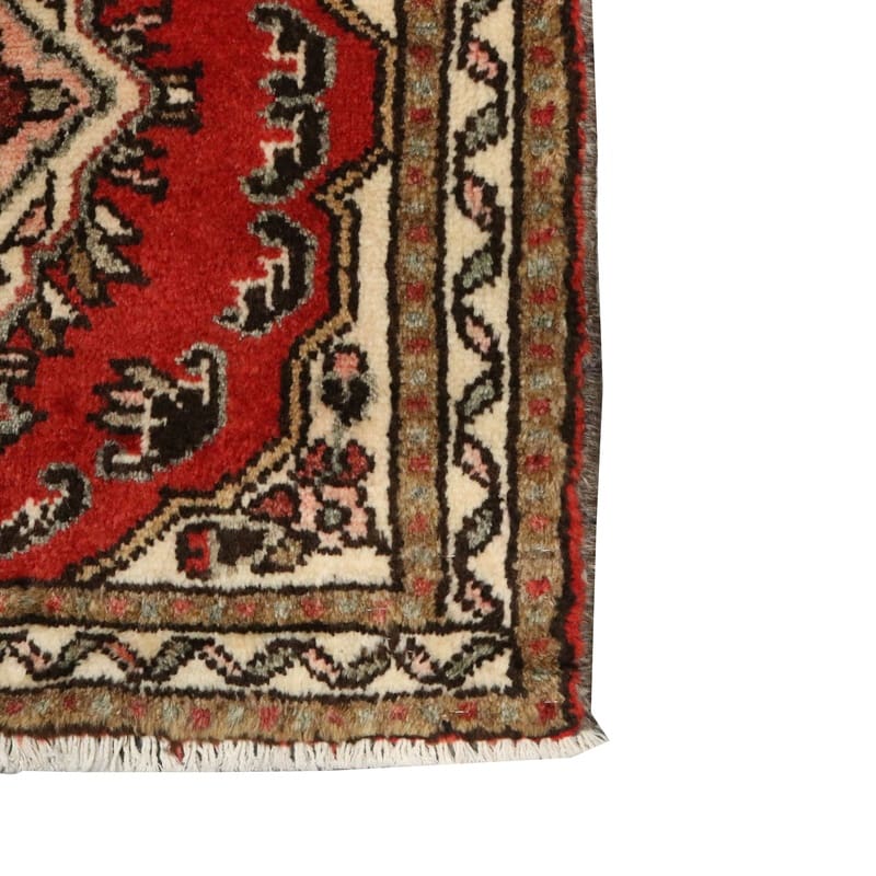 Hamadan Perserteppich 62 × 54 cm aus Wolle, handgeknüpft