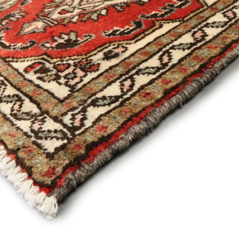 Hamadan Perserteppich 62 × 54 cm aus Wolle, handgeknüpft