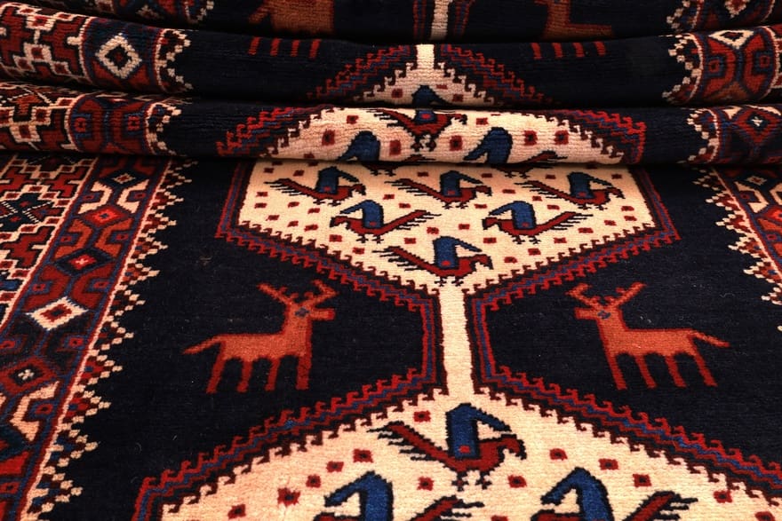 Hamadan Perserteppich aus Iran, 425 × 103 cm