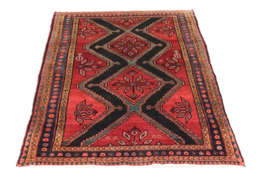 hamadan-teppich-234x141-cm-128000-knoten-m-handgeknupft-perserteppich-5 Handgeknüpfter Hamadan Perserteppich 232 × 140 cm