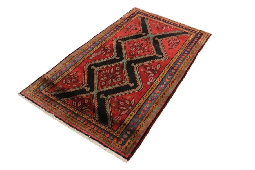 hamadan-teppich-234x141-cm-128000-knoten-m-handgeknupft-perserteppich-6 Handgeknüpfter Hamadan Perserteppich 232 × 140 cm