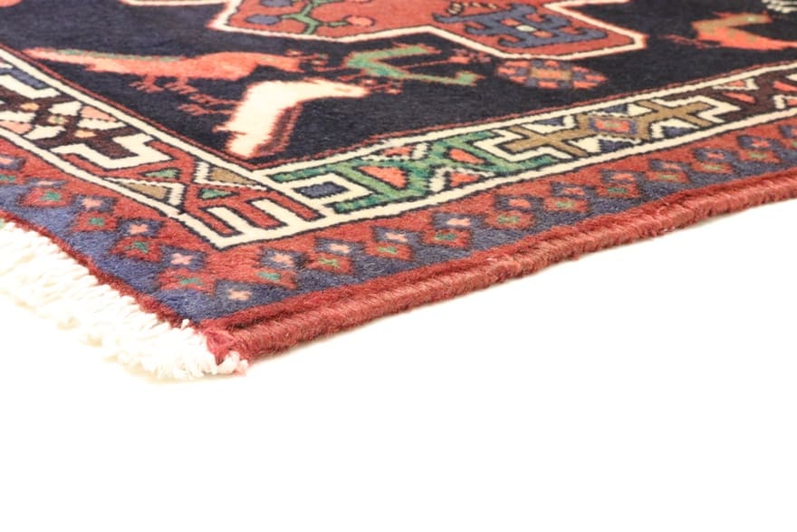 eleganter-perserteppich-158x101-cm-128000-knoten-handgeknupft-3 Perserteppich 156 × 100 cm aus Wolle, handgeknüpft