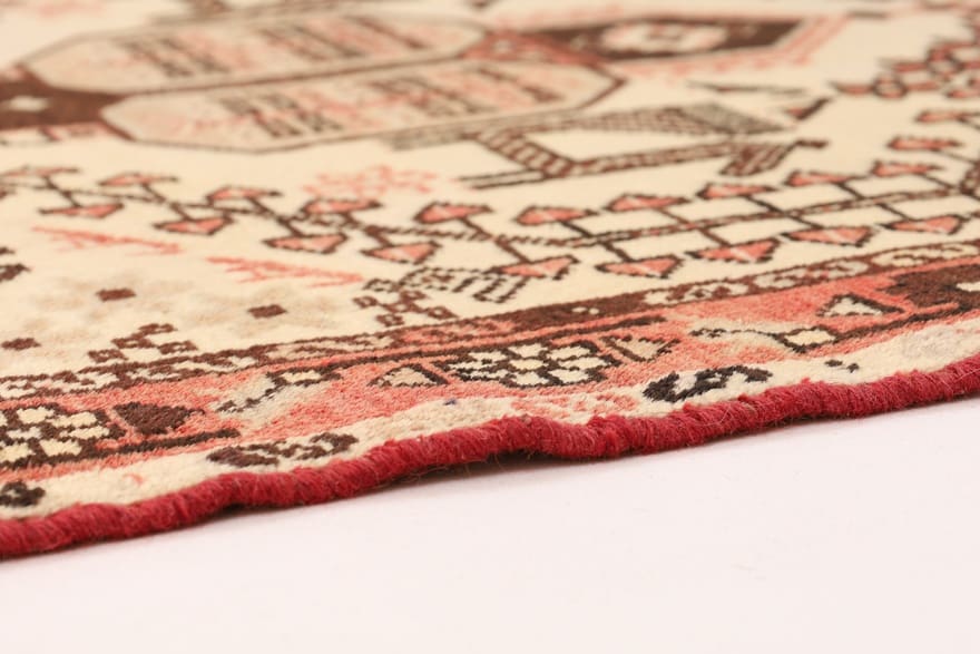 Hamadan Perserteppich 152 × 104 cm aus Wolle, handgeknüpft