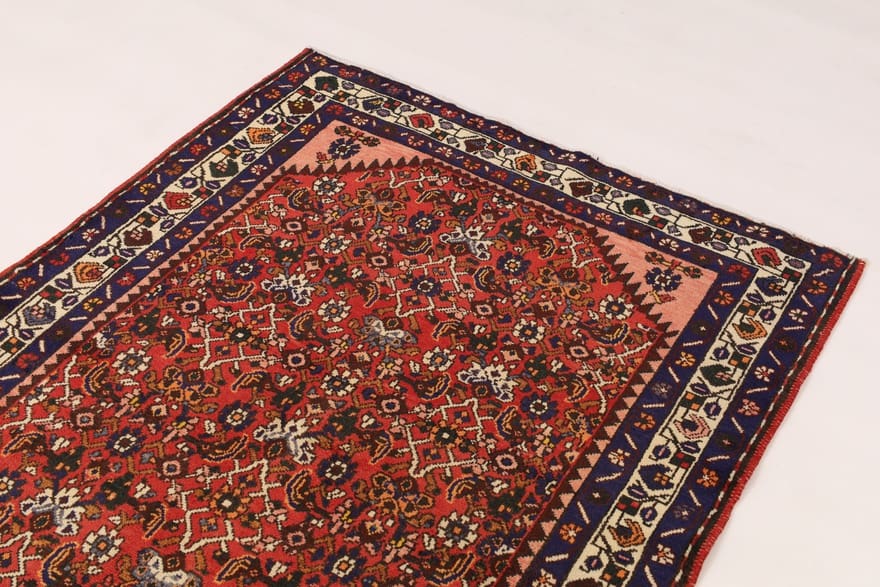 Handgeknüpfter Hamadan Perserteppich 155 × 106 cm