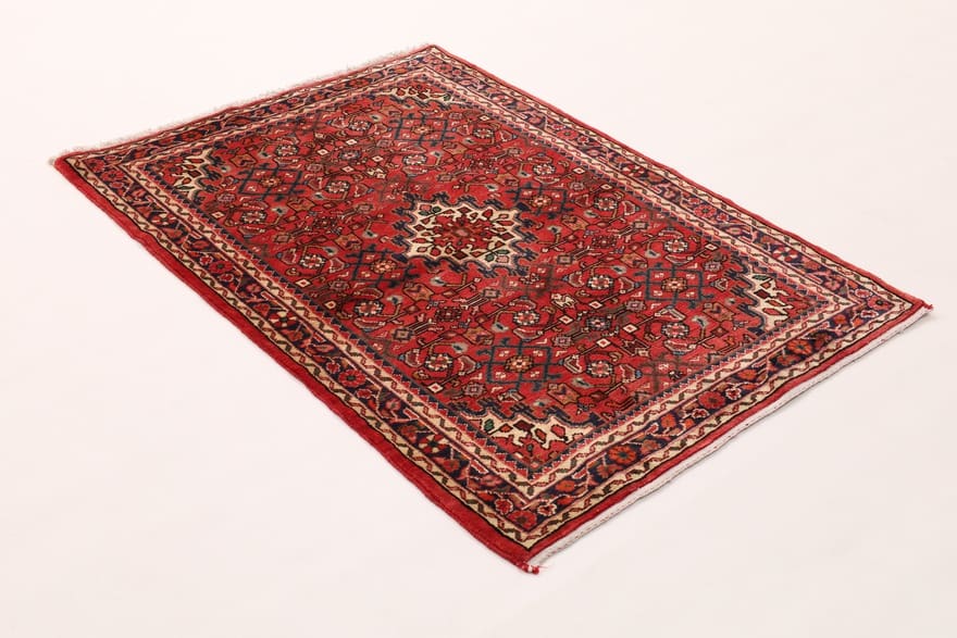 Handgeknüpfter Perserteppich, 150 × 109 cm, Wolle