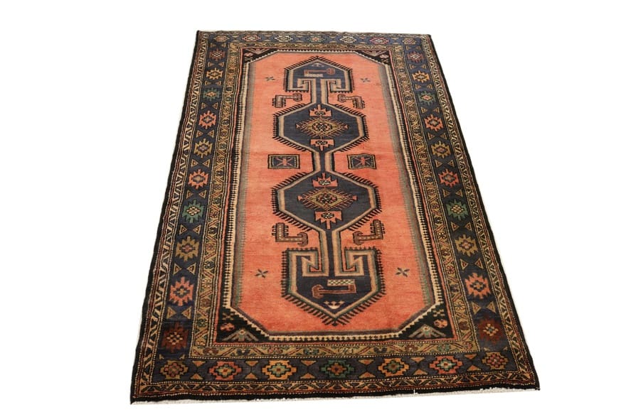 Handgeknüpfter Zanjan Perserteppich, 227 × 130 cm, Wolle