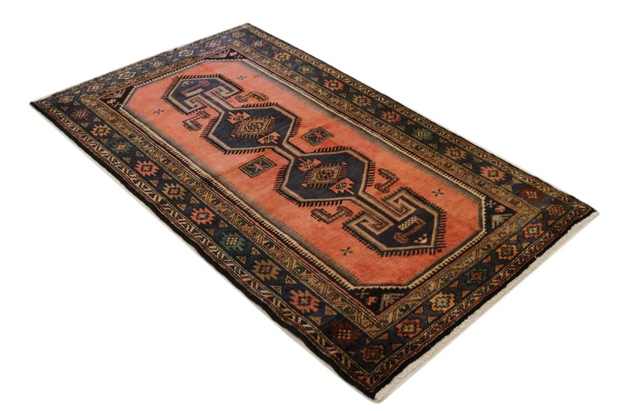 Handgeknüpfter Zanjan Perserteppich, 227 × 130 cm, Wolle