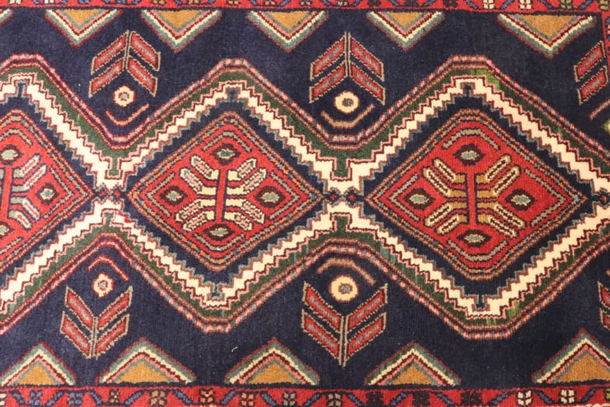 Hamadan Perserteppich 285 × 80 cm aus Wolle, handgeknüpft